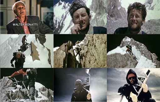 
Walter Bonatti And Carlo Mauri, Climbing Gasherbrum IV In 1958, Carlo Mauri And Walter Bonatti On Gasherbrum IV Summit August 6, 1958 - Al Filo De lo Imposible La Arista De Peuterey DVD
